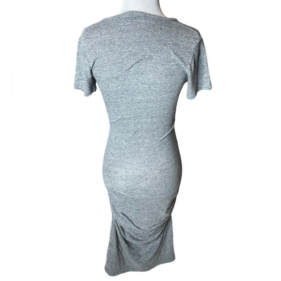 MONROW Gray Bodycon Mini Dress size Small Short Sleeves - Picture 10 of 14